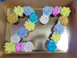 Frosting color change from $7.50. Puff N Stuff Bakery Floral Number Pull Apart Cupcakes 225 For 2 Numbers Inclusive Of Board Facebook