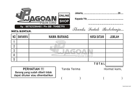 Contoh nota penjualan profesional pada coreldraw. Contoh Bentuk Nota Penjualan Download Suratresmi Com