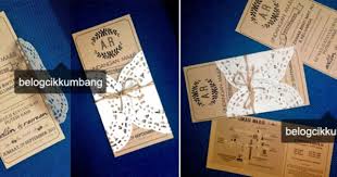 Contoh kad kahwin craft paper. Wedding Review Diy Kad Kahwin Belog Cik Kumbang Kad Kahwin Diy Wedding
