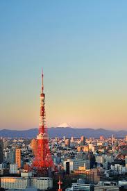 Tokyo And Mount Fuji At Sunrise By Vladimir Zakharov