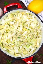 Chicken, vegetarian, and more ideas for healthy dinners. Healthy Sauteed Cabbage 30 Minutes Meals