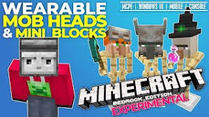 The servers are usually up for several days before andrew takes a look at the final results. Wearable Mob Heads Mini Blocks For Minecraft Bedrock Edition Youtube