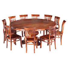 Sierra Nevada 84 Large Round Rustic Solid Wood Dining Table Chair Set In 2020 Round Dining Table Large Round Dining Table Large Dining Room Table