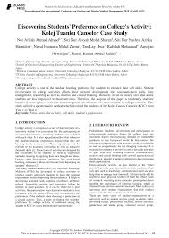 Pejabat pengarah, tingkat 1, kompleks pendidikan perubatan canselor tuanku jaafar, hospital canselor tuanku muhriz (hctm). Pdf Discovering Students Preference On College S Activity Kolej Tuanku Canselor Case Study