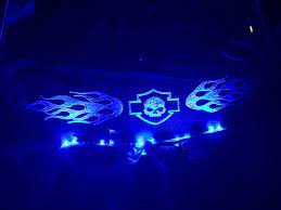I Etched On Motorcycle Windshield With Led Lights Motorcycle Windshields Led Lights Windshield
