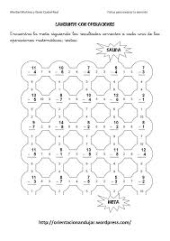 Juegos matemáticos secundaria para imprimir. Juegos Matematicos Imprimir Diviertete Con Este Juego Mitad Puzzle Mitad Matematicas Manko S Gallery