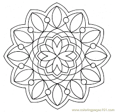 There are many toys / accessories to create beautiful mandalas. Mandala Coloring Page For Kids Free Mandalas Printable Coloring Pages Online For Kids Coloringpages101 Com Coloring Pages For Kids