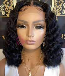 Thriving Hair Summer Pre Plucked Cute Short Loose Wave Bob Lace Front Wigs Virgin Human Hair V171 Front In 2021 Front Lace Wigs Human Hair Loose Waves Hair Human Hair Lace Wigs