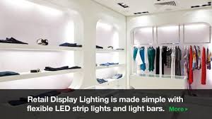 Led Lights Led Strip Lights Color Changing Led Light Strips Elementalled Com Retail Shelving Retail Lighting Boutique Clothing Displays
