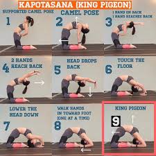 King Pigeon Kapotasana 1 3 Preparation Poses 4 9 Step By Step To Kapotasana