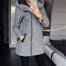 Revamp your coat collection with our range of women's coats. Zity 2020 Autumn Winter Plus Size Fashion Women Coat Solid Color Zip Up Long Sleeve Hooded Jacket Coat Outerwear Long Section Jackets Aliexpress
