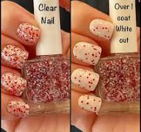 Red Glitter Nail Polish, Speckle Red Holographic Polish ...