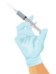 Doctor hand in medical gloves holding syringe. Hand Wearing Surgical Glove Holding Syringe Close Up Illustration Of Isolated Sponsored Sponsored Medicine Illustration Gloves Illustration Nurse Drawing