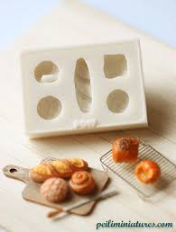 Miniature Clay Mold Push Mold For Dollhouse Miniature French Breads Con Imagenes Moldes De Arcilla Comida En Miniatura Ideas De Casa De Munecas