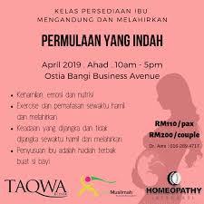Dalam islam, kedudukan ibu sangat mulia. Klinik Taqwa Bangi Kelas Persediaan Ibu Mengandung Dan Melahirkan Permulaan Yang Indah April 2019 Sila Berikan Tarikh Pada Hari Minggu Yang Anda Boleh Hadir Disebabkan Ada Permintaan Untuk Perubahan Tarikh