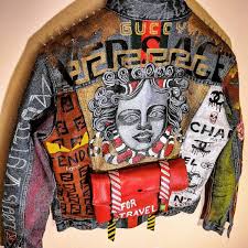 Melange 2018 Custom Made Painted Denim Jacket By Sisianufashion Louis Vuitton Fendi Gucci Versace Chanel Off White This adorable denim jacket has been painted by me, the artist, with free hand florals on the front bodice and towards the waist. melange 2018 custom made painted denim jacket by sisianufashion louis vuitton fendi gucci versace chanel off white