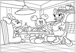 Mickey mouse birthday printable coloring pages. Mickey Mouse And Minnie Coloring Page Kids Pages Info