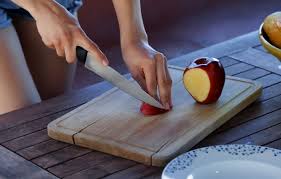 Enjoy free shipping & browse our great selection of kitchen tools & gadgets, salt & pepper shakers & mills, utensil crocks & racks and more! Wallpaper Apple Hands Knife Cutting Board Wood Table Slicing Fruit Images For Desktop Section Eda Download