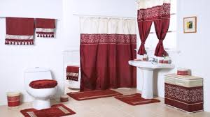 The rug is made of soft flannel while the shower curtain is made of waterproof polyester. Bathroom Sets With Shower Curtain And Rugs And Accessories Youtube