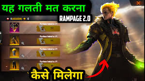 Drive vehicles to explore the. How To Complete Rampage Event In Free Fire Rampage 2 0 Full Details Garena Free Fire Youtube