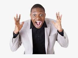 Reaction - Surprised Black Man Png Transparent PNG - 830x554 ...