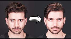 Waves also provide another dimension for extra volume asian guys are often blessed with thick straight hair, so the center parting is easy to get and style. How To Get Straight Hair Men S Curly To Straight Hair Tutorial 2019 Youtube