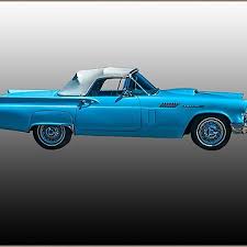 Image result for Starmist Blue 1957 Thunderbird