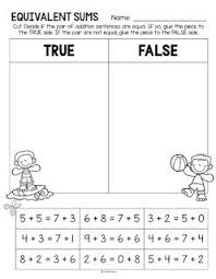 This Equivalent Sums Practice Worksheet Is Perfect For First Grade Math Equivalentsums Mathfacts Mathprint Math Packets Summer Math Packet Teaching Genius
