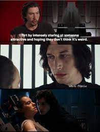 I Didn T Make This Meme I Just Posted It On Pinterest Because I M Reylo Shipper All Credits Go To The Crea Star Wars Humor Star Wars Jokes Star Wars Fandom