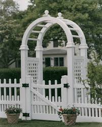 Pvc Arbor Fence Design Metal Garden Fencing Garden Fence Panels