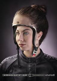 These Brilliant Ads Remind You That Wearing An Unbuckled Helmet Is As Bad As Wearing No Helmet At All Funny Advertising Ads Creative Print Ads