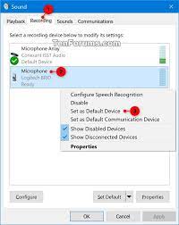 Click in sound, then a new window will open up. Change Default Sound Input Device In Windows 10 Tutorials