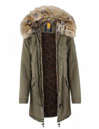 sale creek 315 kunstfell parka blonde kaki parka damen blonde no 8 shop