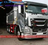 380HP Isuzu GIGA VC61 tri axle mining quarry truck