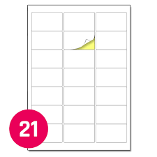 Word 2010 can make it quite basic to printing labels with simply a few clicks. 63 5 X 38 1mm 25 Sheets A4 Matte White Sticker Labels Laser Inkjet Printing 21 Per Sheet Buy Online In Antigua And Barbuda At Antigua Desertcart Com Productid 172401444