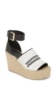 Black And White Espadrille Wedges Free Shipping And Returns On Marc Fisher Ltd Alina Espadrille Wedge Sandal Women At Nordstrom Com Intricate Espadrilles Wedges Womens Sandals Wedge Sandals