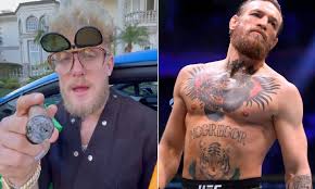 Banned by floyd red hoodie. Jake Paul Vs Conor Mcgregor Youtuber Gets Personal With Callout