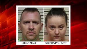 COURT AMENDS CHARGES AND ETHAN MAST AND KOURTNEY AUMEN EACH ENTER PLEA OF  NOT GUILTY