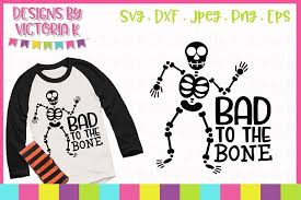 Download Bad To The Bone Halloween Svg Dxf Png Bad To The Bone Design Svg