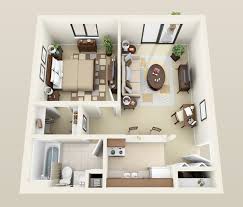 1 Bedroom Stanton 3d For Web Jpg 820 700 Apartment Furniture Layout Apartment Floor Plans Sims House Design