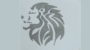 The size of the tattoo; Draw Lion Head Tribal Tattoo Tattoo Design Drawings Geometric Lion Tattoo Tattoo Designs Men