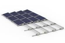 New Design Aluminum Flat Roof Ballasted Solar Mounting ...