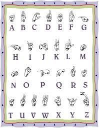 Free Printable Sign Language Alphabet Chart I Use This For
