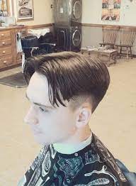 The eboy haircut is a new generation of a popular men hair look. Andy S Barber Shop Middle Hair Long Hair Styles Men Gents Hair Style