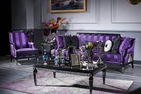 Whether you are after rectangular, round or oval tables or glass concrete, stone or timber. Casa Padrino Luxury Baroque Living Room Set Purple Black Silver 1 Sofa 1 Armchair 1 Coffee Table 1 Side Table Baroque Furniture