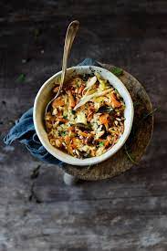 Silky Risotto With Endive And Mushrooms Serving Dumplings Recipe Recipes Using Pasta Recipes Best Lunch Recipes