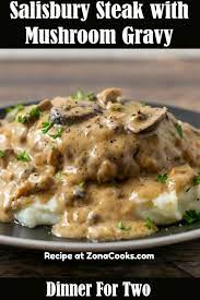 Salisbury Steak With Mushroom Gravy Mushroom Gravy Recipe Easy Steak Recipes Beef Recipes For Dinner