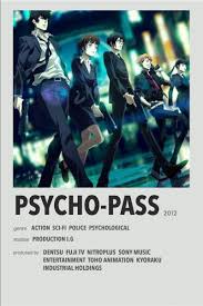 Psycho Pass Anime Printables Anime Reccomendations Anime Canvas