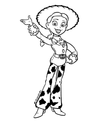Obtain and print these toy story coloring pages for free. Coloring Book Jessie Toy Story Coloring Page Slide Drawing