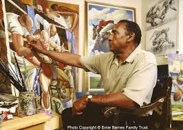 Pro football hall of fame, canton picture: Artist Ernie Barnes Official Website